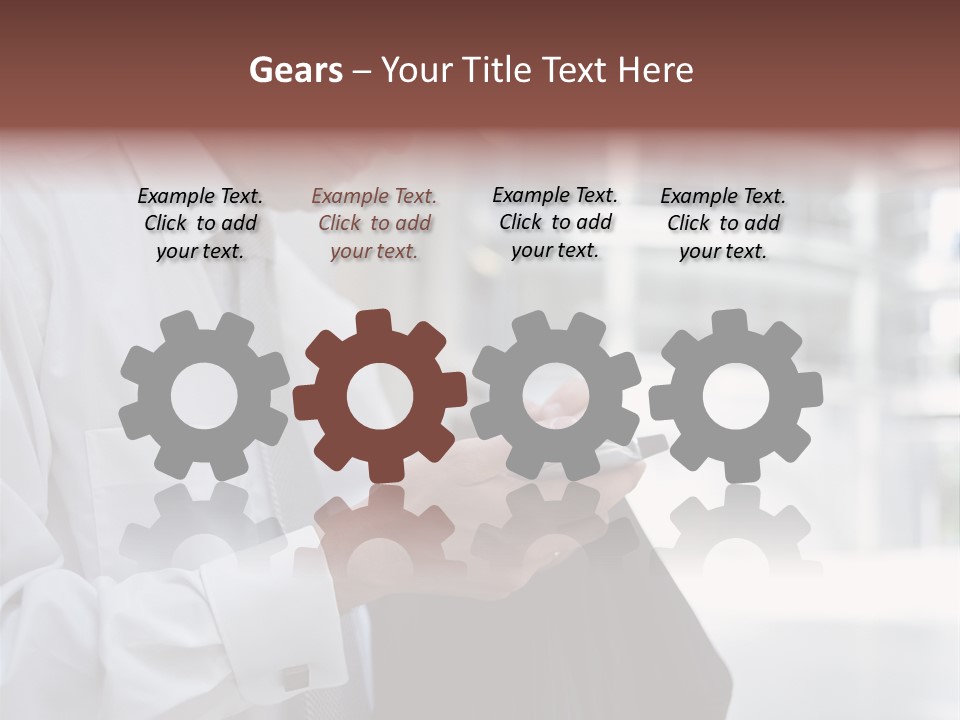 Stockphotograph Male Print PowerPoint Template