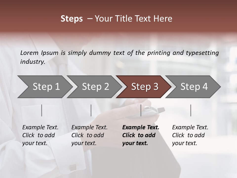 Stockphotograph Male Print PowerPoint Template