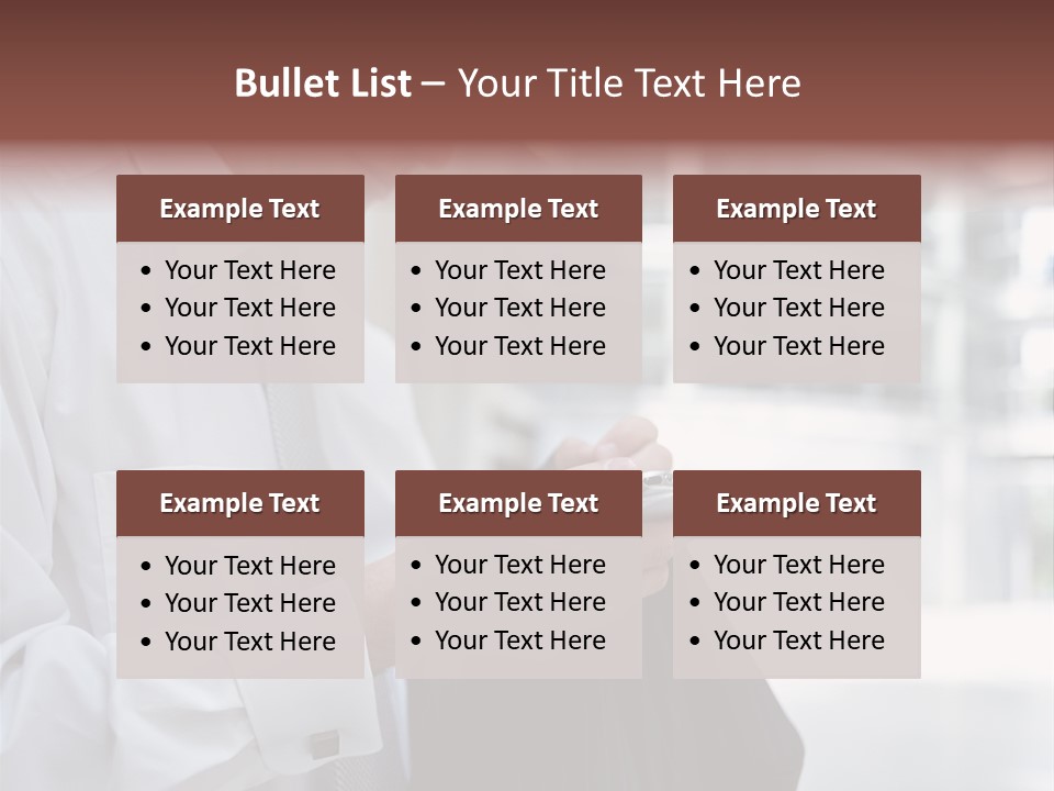 Stockphotograph Male Print PowerPoint Template