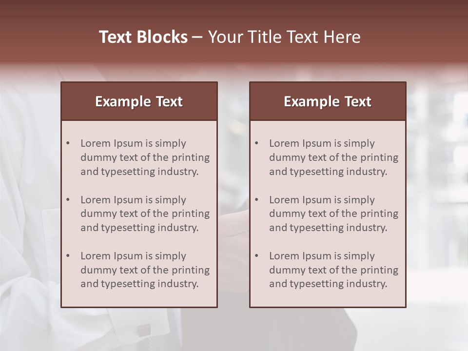 Stockphotograph Male Print PowerPoint Template