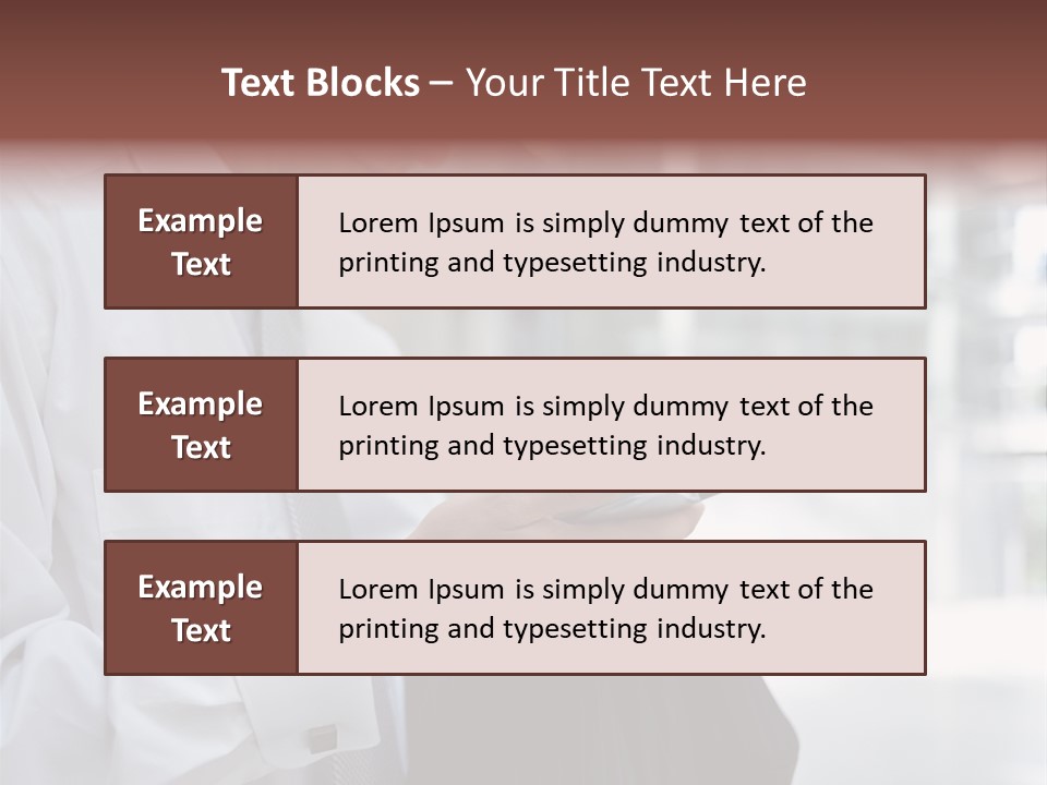 Stockphotograph Male Print PowerPoint Template