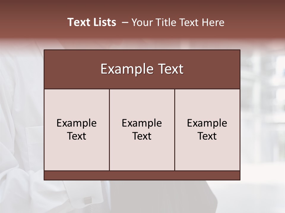 Stockphotograph Male Print PowerPoint Template
