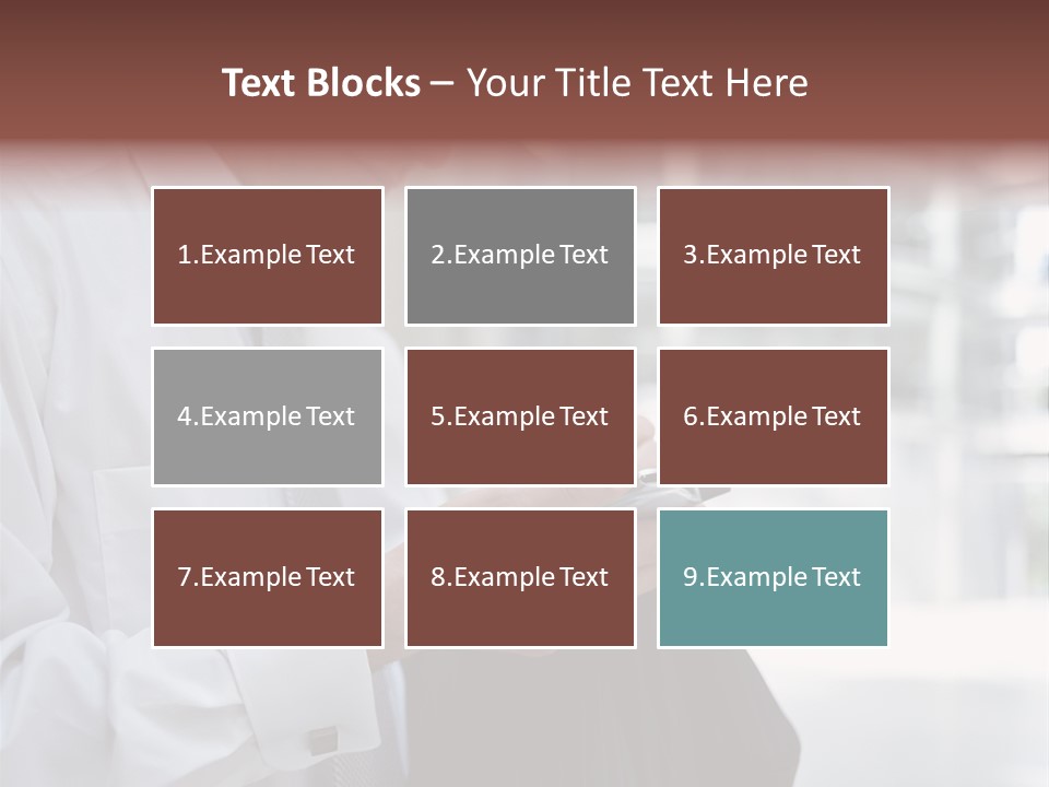 Stockphotograph Male Print PowerPoint Template