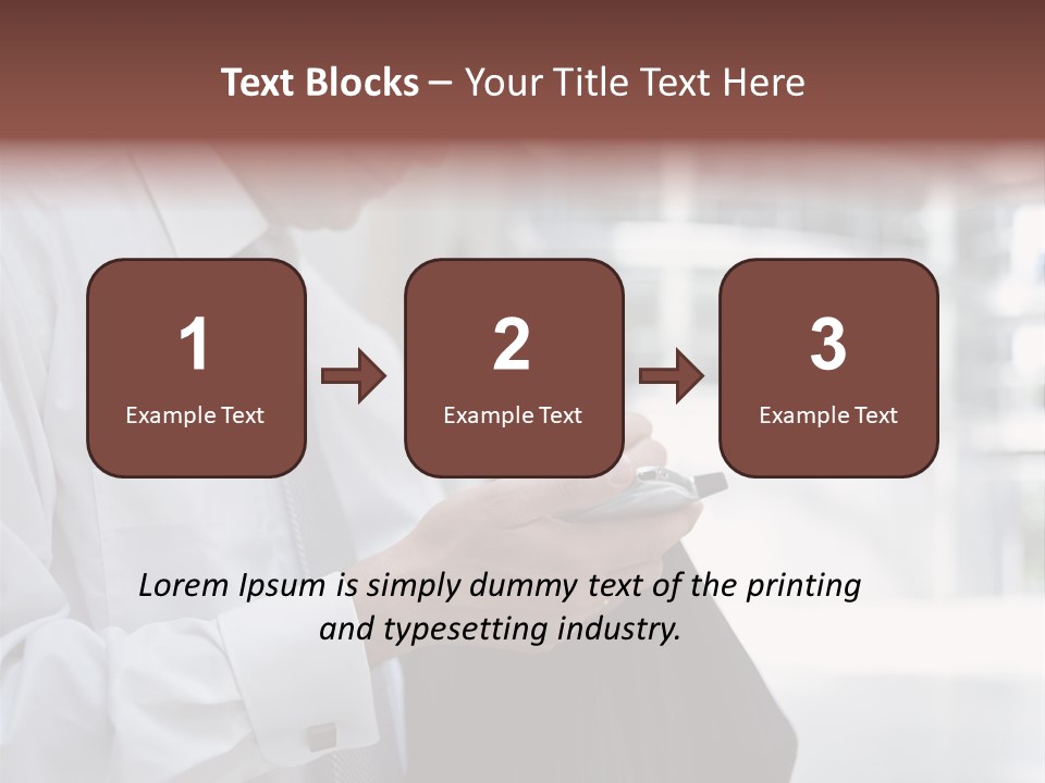 Stockphotograph Male Print PowerPoint Template