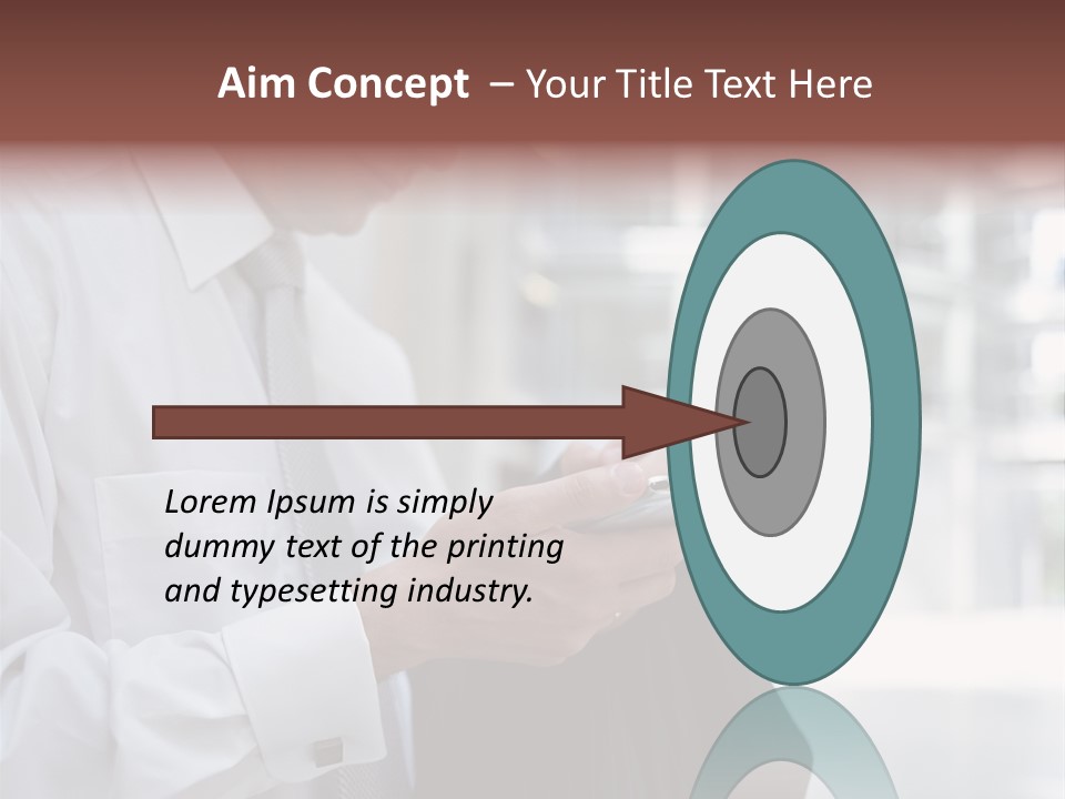 Stockphotograph Male Print PowerPoint Template