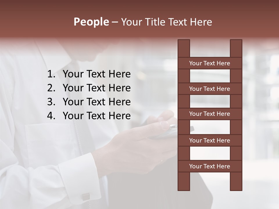 Stockphotograph Male Print PowerPoint Template