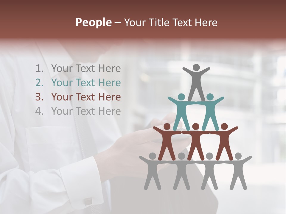 Stockphotograph Male Print PowerPoint Template