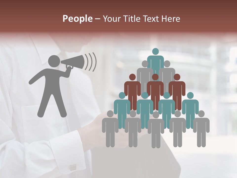 Stockphotograph Male Print PowerPoint Template