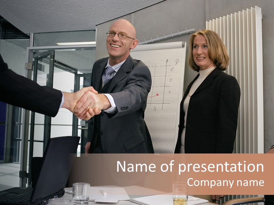 Business People Meeting PowerPoint Template