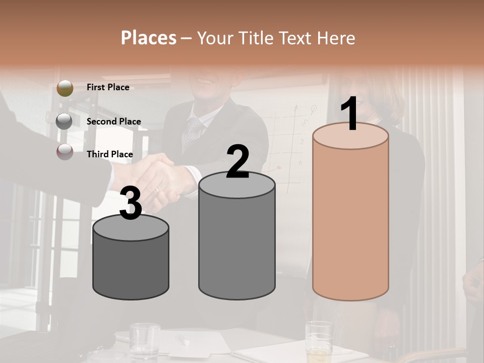 Business People Meeting PowerPoint Template