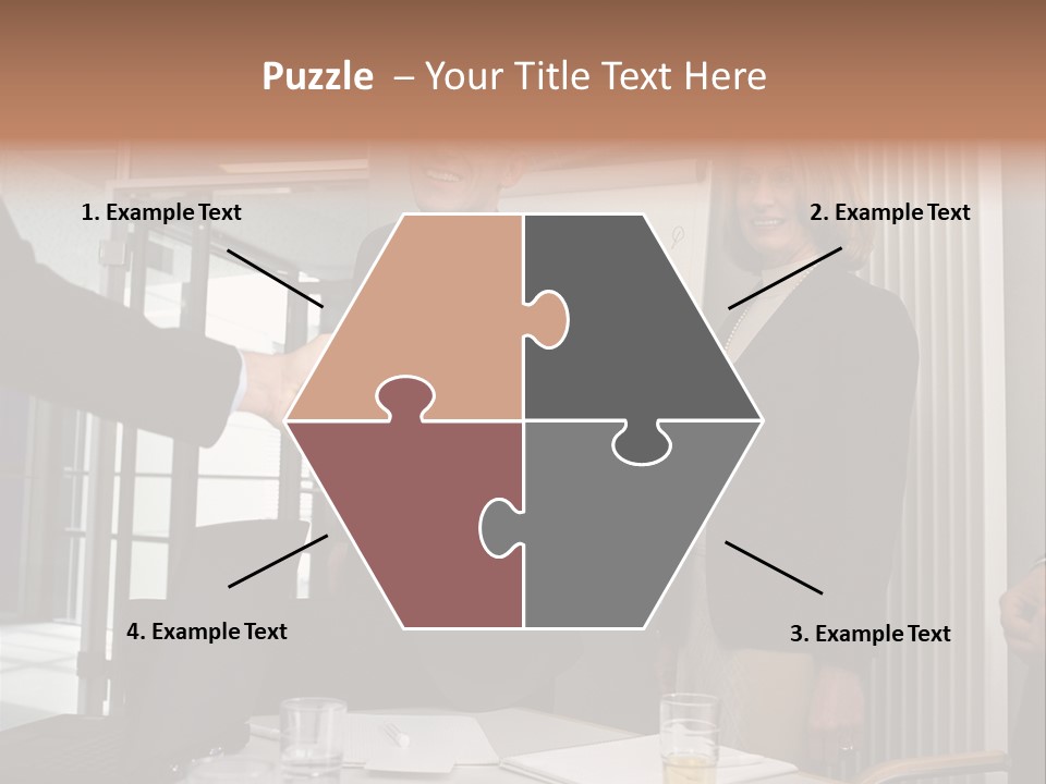 Business People Meeting PowerPoint Template