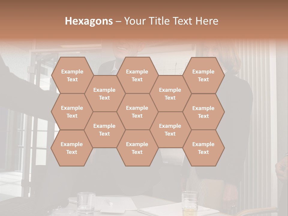 Business People Meeting PowerPoint Template