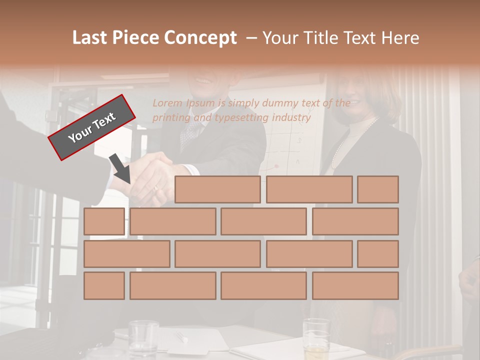 Business People Meeting PowerPoint Template