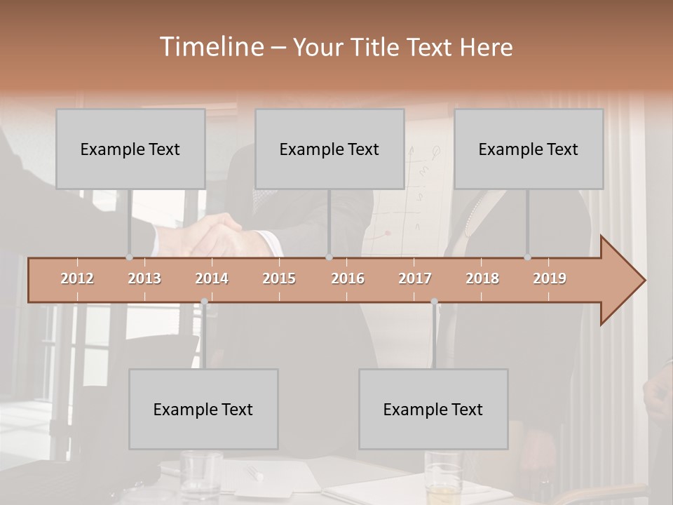 Business People Meeting PowerPoint Template