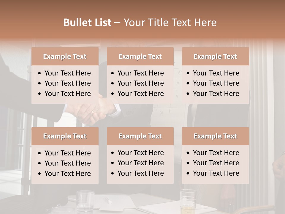 Business People Meeting PowerPoint Template
