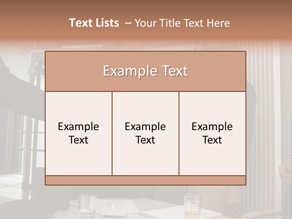 Business People Meeting PowerPoint Template