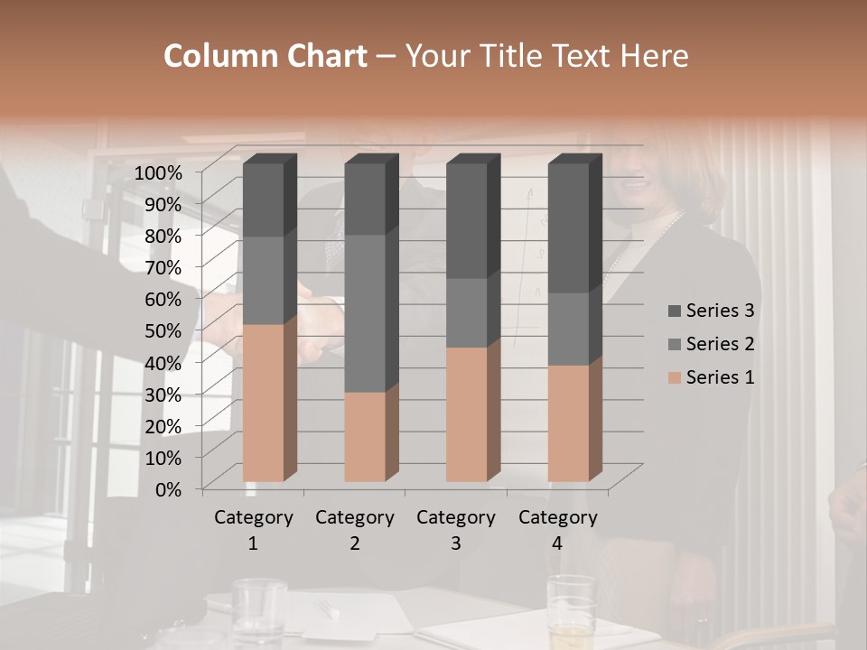 Business People Meeting PowerPoint Template