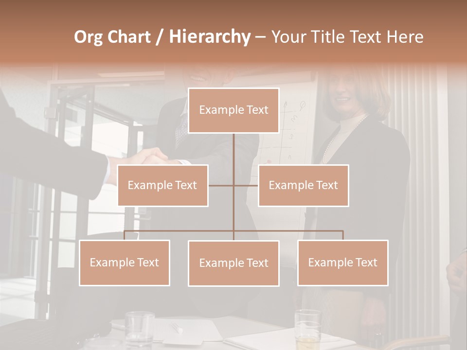 Business People Meeting PowerPoint Template