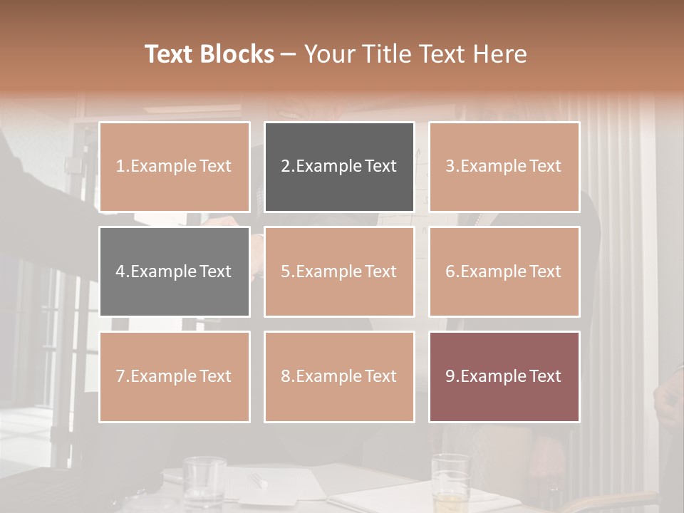 Business People Meeting PowerPoint Template