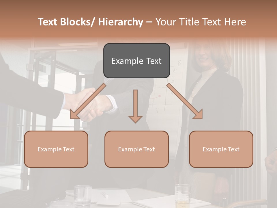 Business People Meeting PowerPoint Template