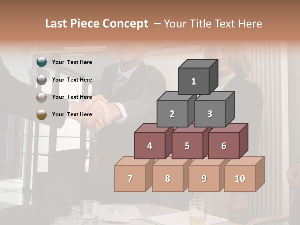 Business People Meeting PowerPoint Template