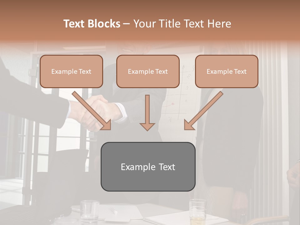 Business People Meeting PowerPoint Template