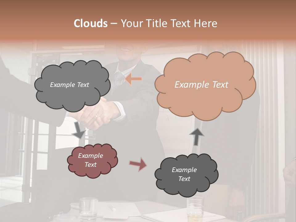 Business People Meeting PowerPoint Template