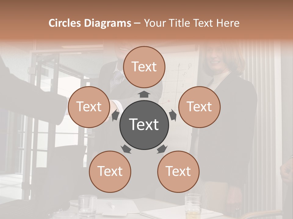 Business People Meeting PowerPoint Template