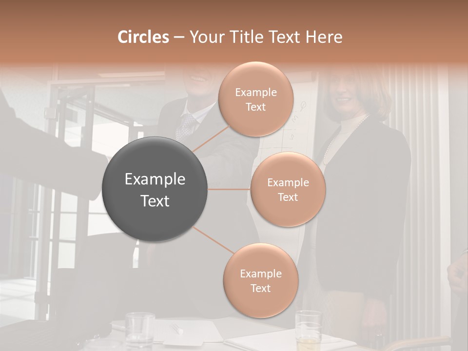 Business People Meeting PowerPoint Template