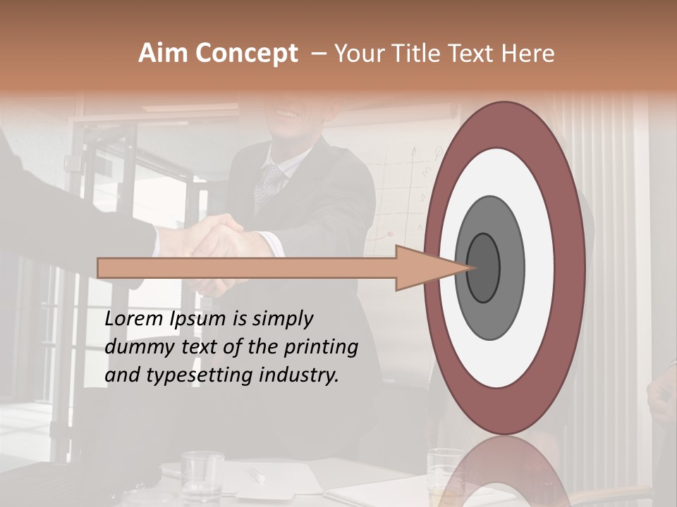 Business People Meeting PowerPoint Template