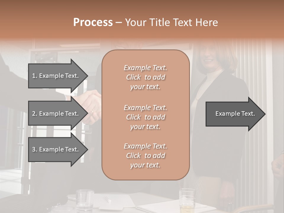 Business People Meeting PowerPoint Template