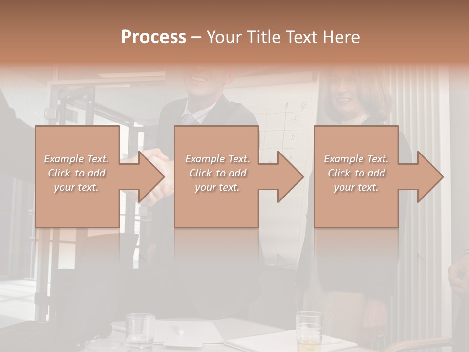 Business People Meeting PowerPoint Template