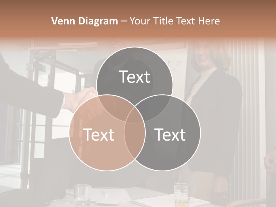 Business People Meeting PowerPoint Template