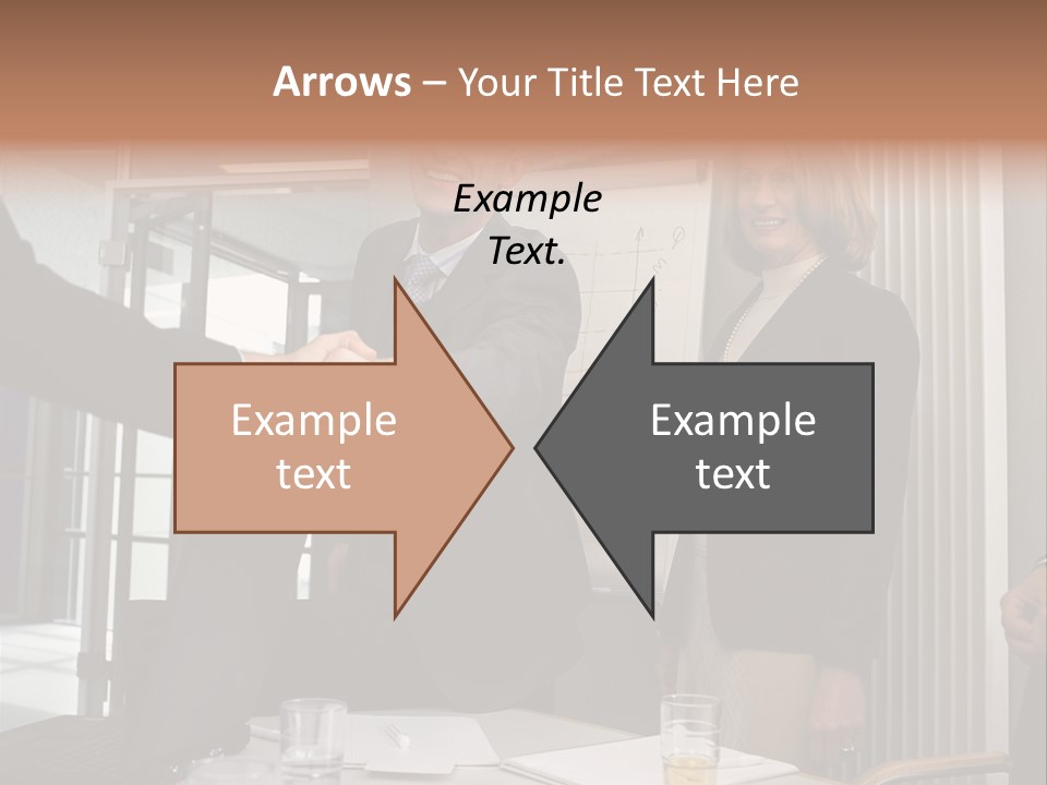 Business People Meeting PowerPoint Template