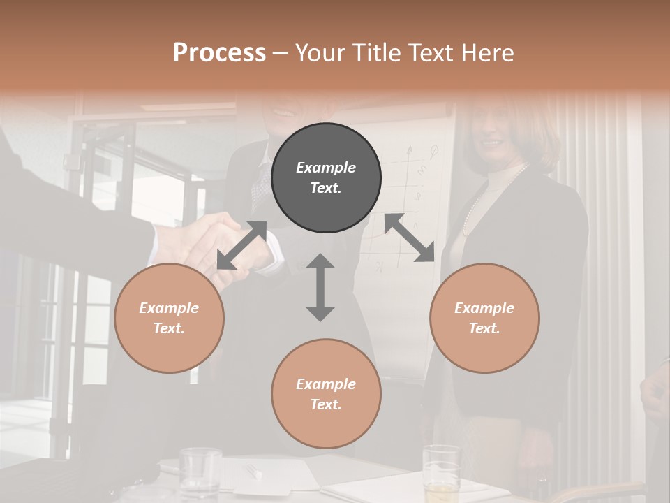 Business People Meeting PowerPoint Template