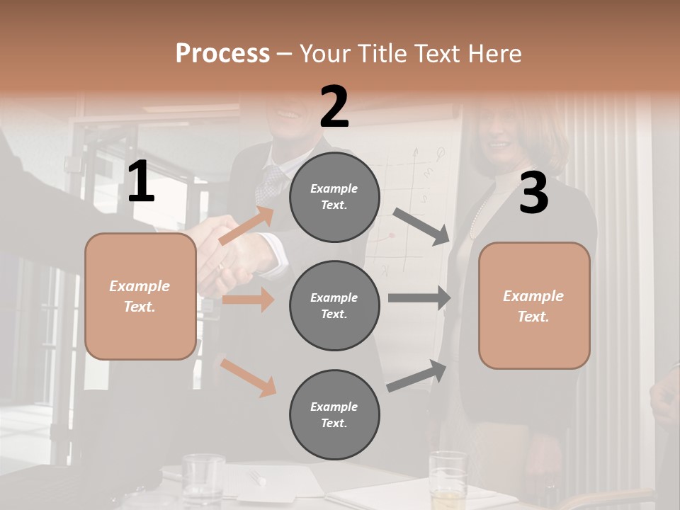 Business People Meeting PowerPoint Template