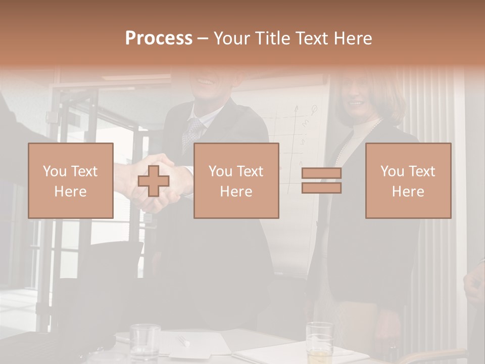 Business People Meeting PowerPoint Template