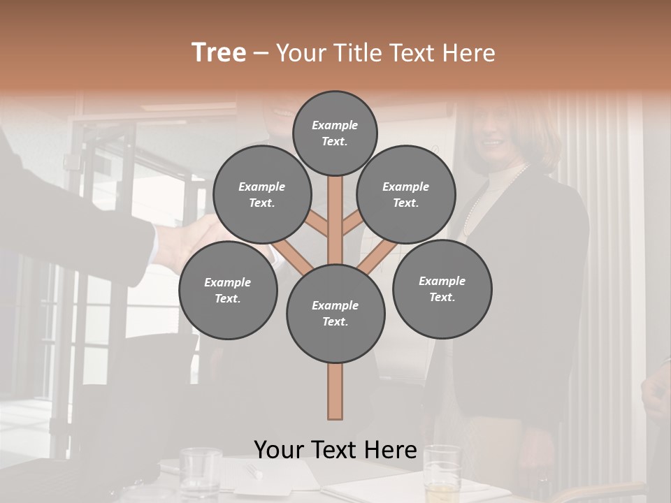 Business People Meeting PowerPoint Template