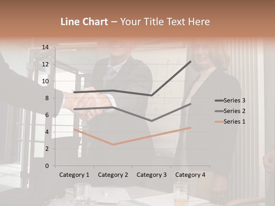Business People Meeting PowerPoint Template