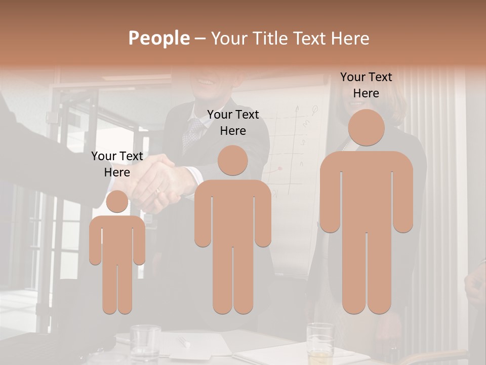 Business People Meeting PowerPoint Template