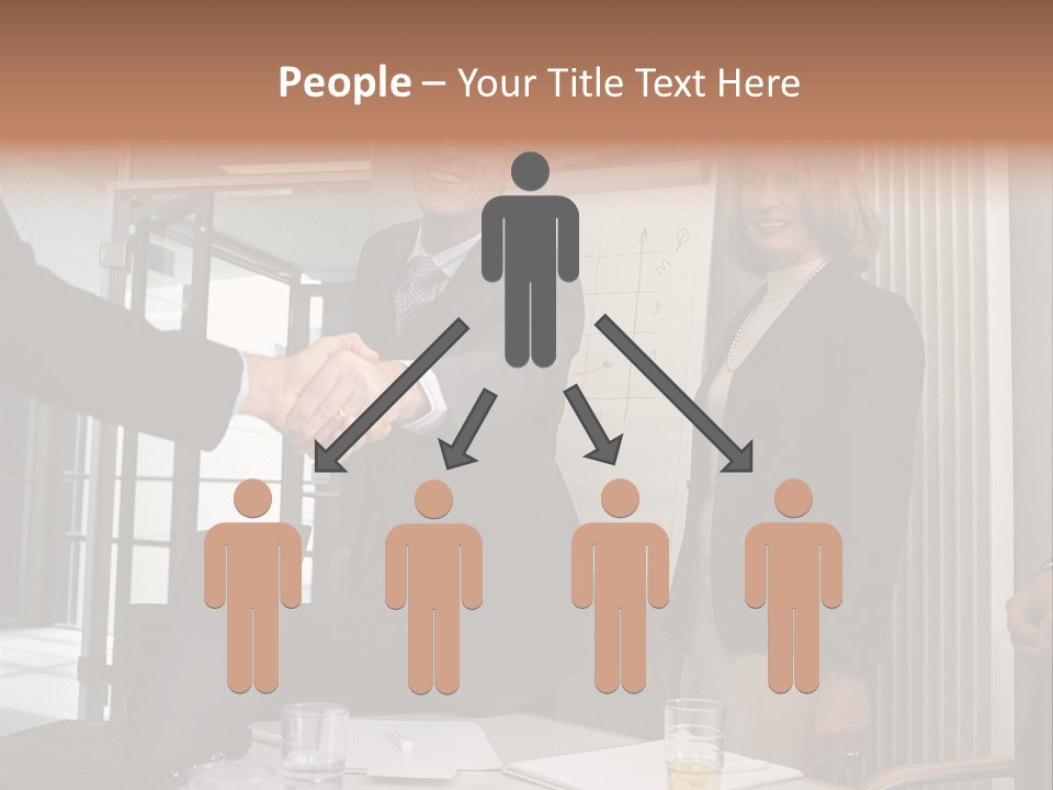 Business People Meeting PowerPoint Template