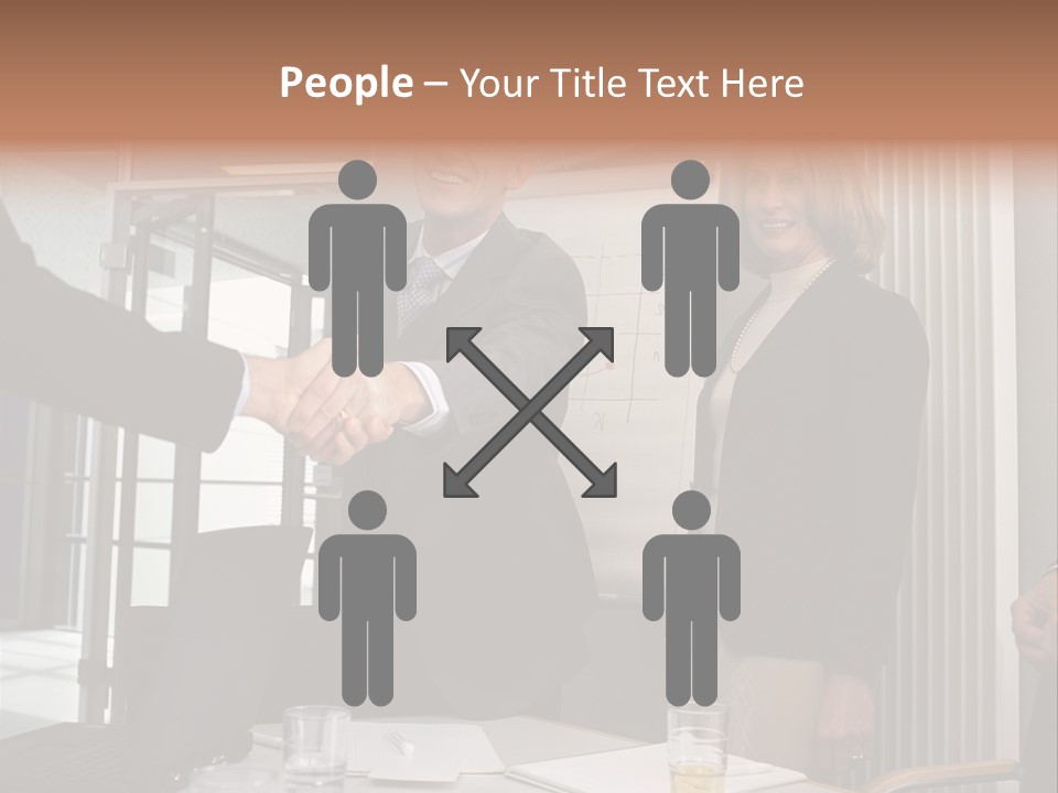 Business People Meeting PowerPoint Template