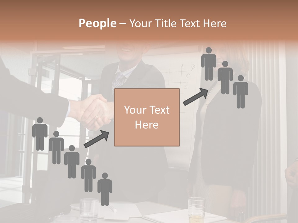 Business People Meeting PowerPoint Template