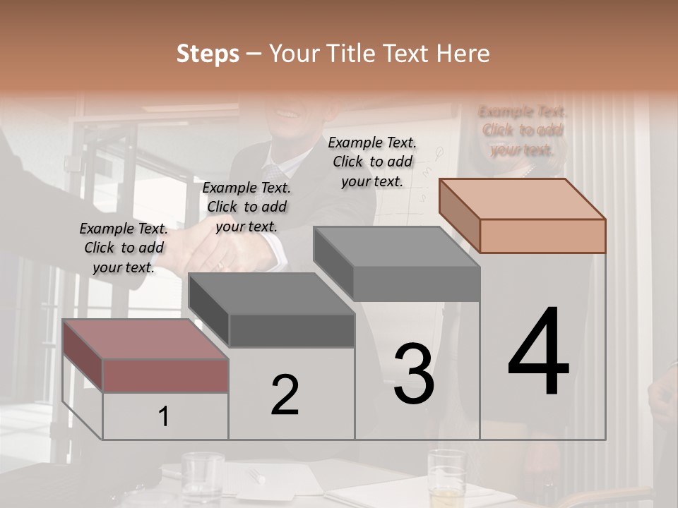 Business People Meeting PowerPoint Template