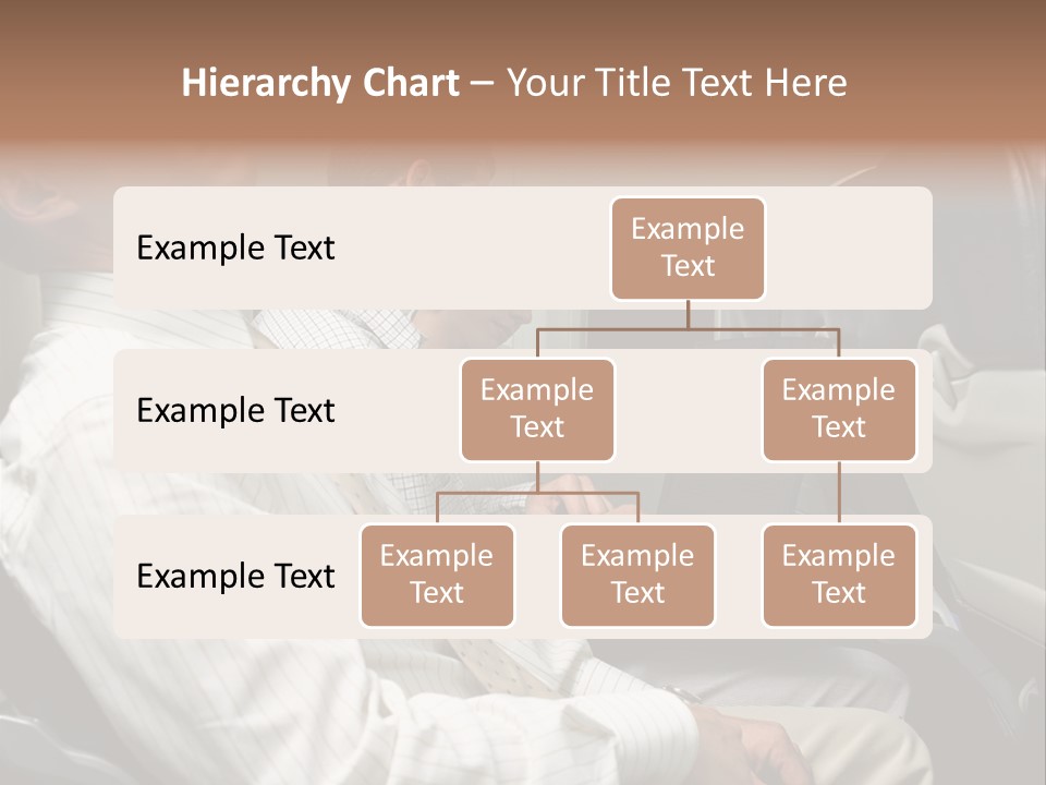 Business People On An Aeroplane PowerPoint Template