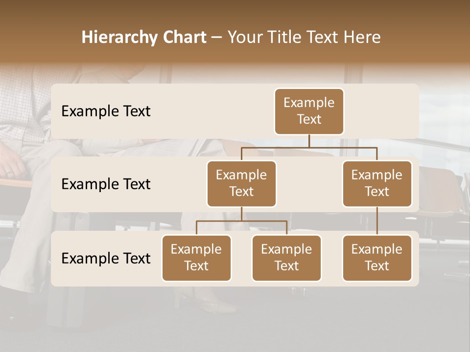 Two Colleagues In A Departure Lounge PowerPoint Template