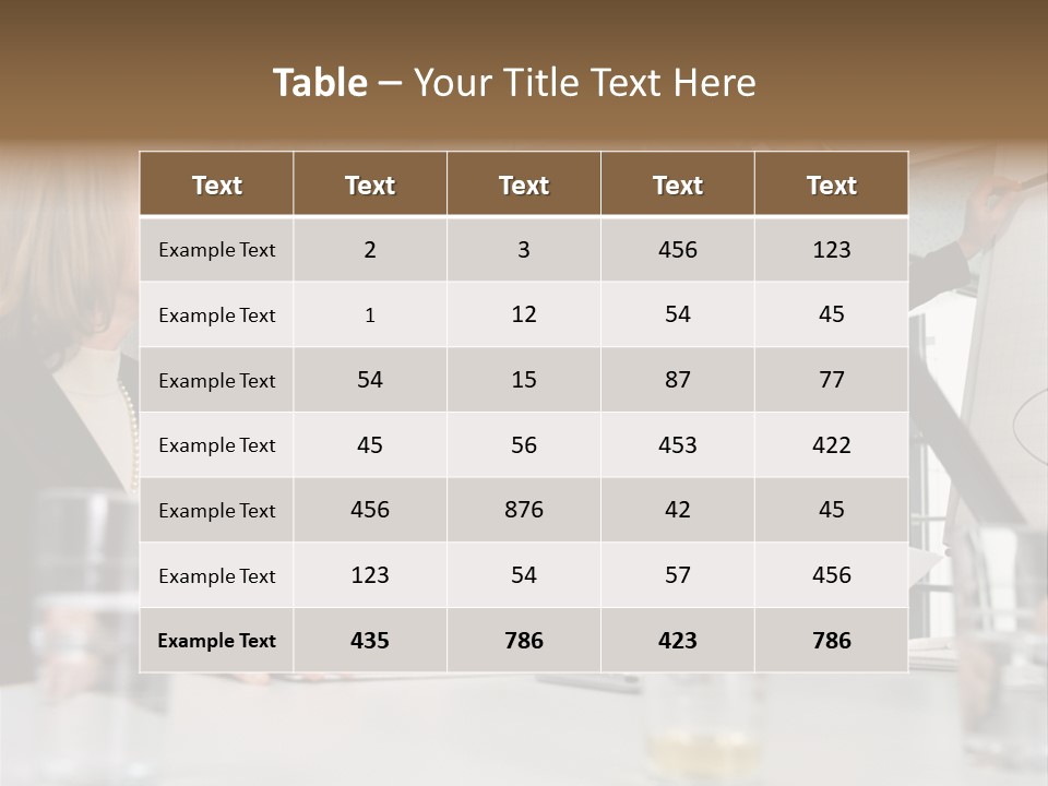 Businesswoman Giving Presentation PowerPoint Template