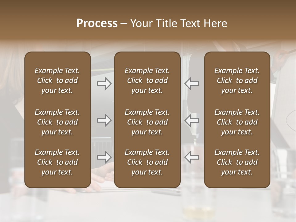 Businesswoman Giving Presentation PowerPoint Template