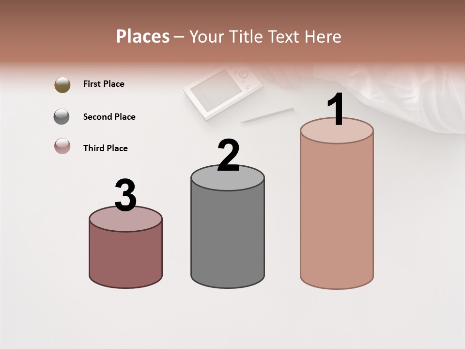 Royaltyfree Handheldcomputer Cropped PowerPoint Template