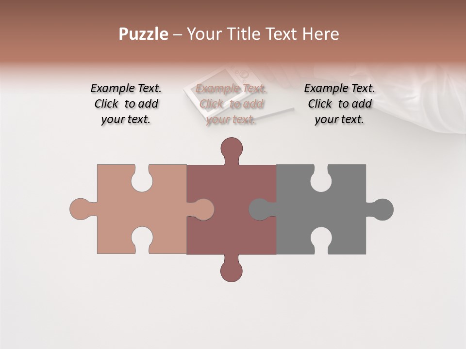 Royaltyfree Handheldcomputer Cropped PowerPoint Template